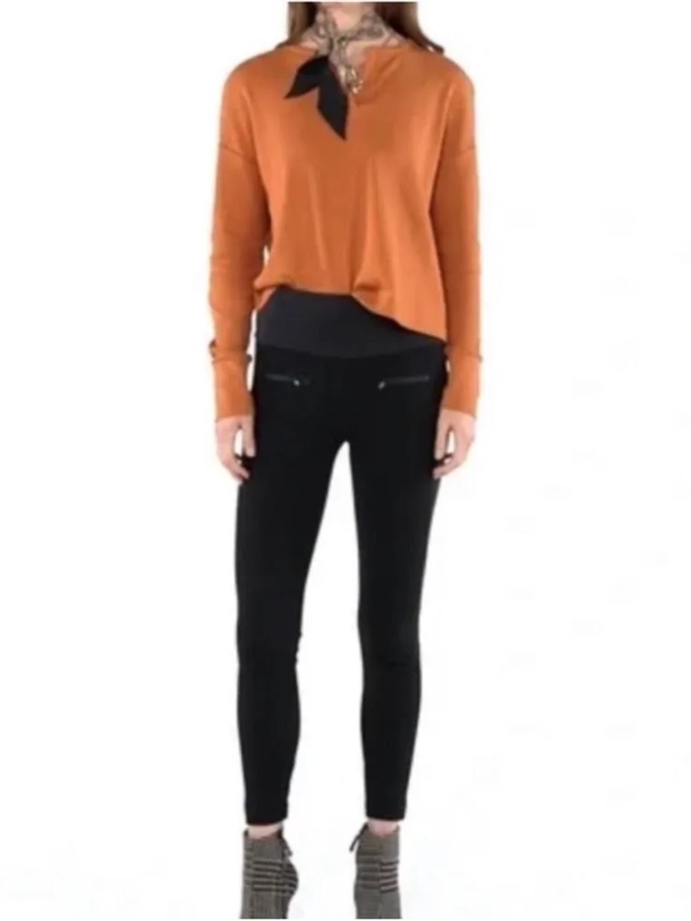 CAbi Black Ankle Skinny Pants